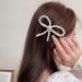Stylish Pearls & Bow Hair Clips - Set of 4 for Elegant Hairstyles | International Shipping - Buy Online on GoSupps.com