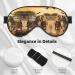 Zebra Animal Print Unisex Sleeping Eye Mask - Soft Comfortable Light-Blocking Sleep Mask for Better Rest - Buy Online on GoSupps.com