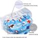 Mixidon Reusable Swim Nappy | Adjustable Size Baby Swimming Nappy 0-3 Years | Washable Nappy for Swimming Lesson - Zoo, Whale, Beach - Buy Online on GoSupps.com
