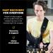 CopperJoint Black Arm Sling - Shoulder & Arm Immobilizer for Injury Recovery - Comfortable & Copper-Infused - Unisex Design - Buy Online on GoSupps.com