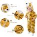 COOKY.D Baby Hooded Rompers | Winter Flannel Jumpsuit Pajamas | 12-18 Months | Tiger Design - Buy Online on GoSupps.com