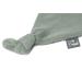 Jollein Security Blanket & Pacifier Blanket - Terry Cloth Leaf Ash Green (30x10 cm) | Soft & Cozy Baby Comforter - Buy Online on GoSupps.com