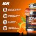 Iron Labs ZM6 Gummies High Strength Zinc Magnesium Gummies for Men & Women (100 Count Orange Flavour Vegan) Magnesium Citrate and Zinc Citrate Supplements with Vitamin B6 and D3 - Buy Online on GoSupps.com