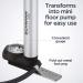 Schwinn Air Sport Mini Bike Pump | Frame-Mounted Pump with Gauge | Fits Schrader & Presta Valve | Compact & Versatile - Buy Online on GoSupps.com