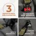 Buy 30-95cm Wuglo Dog Safety Belt for Car - Adjustable Universal Dog Strap in Khaki - Ideal for Child Safety Seat & Secure Travel - Buy Online on GoSupps.com