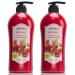 ARBORA Hand & Body Lotion POMEGRANATE 25.4OZ/750ML Paraben Free Natural Ultra-Moisturizing Professional Massage Lotion Original from Korea Pack of 2