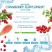 Cranberry 5000mg Tablets - Natural High Strength Extract for Urinary Tract & Kidney Support - 90 Count - UK Made - Buy Online on GoSupps.com