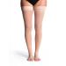 SIGVARIS Women’s Style Sheer 780 Open Toe Thigh-Highs w/Grip Top 20-30mmHg - SL - Small Long - Warm Sand Small Long Warm Sand