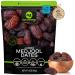 Sun Dried Jumbo Medjool Dates, No Sugar Added (16oz - 1 LB) Packed Fresh in Resealable Bag - Sweet Dehydrated Fruit, Snack Treat - Healthy Food, All Natural, Vegan, Kosher Certified 16 Ounce