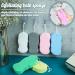 6 PCS Ultra Soft Exfoliating Bath Sponge Set with Sticky Hooks - Ideal for Adults, Children, and Pregnant Women - Buy Online on GoSupps.com