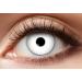 Balinco contact lenses colored without strength motif lenses eye lenses costume accessories for cosplay Halloween carnival carnival dia los muertos party festival rave (Solid White)