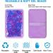 Animal Pattern Reusable Ice Pack 7.5 x 4.8 Inch - Hot/Cold Gel Bead Pack for Injuries - Knee & Back Pain Relief - Purple (2 Pack) - Buy Online on GoSupps.com