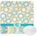 YouCustomizeIt Personalized Teal Circles & Stripes Washcloth