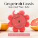 Spongelle Grapefruit Cassis Wild Flower Loofah Body Scrubber Exfoliating Bath & Shower Sponge for Women | 14+ Uses | Infused with Zesty Grapefruit Cassis & Vanilla - Buy Online on GoSupps.com