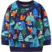 Dinosaur Boys Sweatshirt | Cotton Casual Top for Kids | Long Sleeve Pullover | Toddler Girls Shirts | Baby Clothes 1-8 Years | 5-6 Years | Trees Design - Buy Online on GoSupps.com