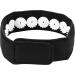 Latrate massage headband headband with acupressure pressure point acupressure headband head massager for head relaxation pain relief (black)