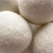 Organic 6 Pack Large Laundry Dryer Balls 100% New Zealand Wool Reusable Natural White or Grey Soft Eco Friendly with Cotton Bag (White) - Buy Online on GoSupps.com