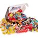 Assorted Bulk Candy Individually Wrapped: 2 Kg Bag 200+ Variety Pack with Skittles Starburst Sweetarts Nerds Laffy Taffy & More! Great for Holiday and Party Treats American Sweets Hamper (2 kg) - Buy Online on GoSupps.com