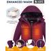 Skieer Women's Waterproof Ski Jacket - Warm Winter Coat - X-Large - Blending Purple - Buy Online on GoSupps.com