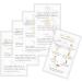 Lash Extension Aftercare Cards 50 Pack | Double Sided 3.5x2 | Marble & Gold Design | After Care Instructions for 2-3 Week Fillers - Buy Online on GoSupps.com