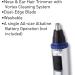 Panasonic ER-GN30-K Nose & Ear Hair Trimmer with Vortex Cleaning System - Black | Wet/Dry - For Facial Grooming - Buy Online on GoSupps.com