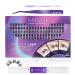 GAQQI Lash Extension Kit-120 Lash Clusters with Lash Bond & Seal  Applicator Tool & Lash Brush for DIY Eyelash Extension Kit at Home(Passion)