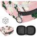 Pink Ladies Tie Storage Bag for Menstrual Cup & Period Essentials - Large Zipper Pouch for Tampons Panty Liners & More | Multi-Colored Design - Buy Online on GoSupps.com