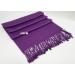 GFM Smooth Shiny Surface Pashmina Style Scarf in Dark Purple - L9 Model - Buy Online on GoSupps.com