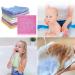 7Pcs Soft Flannel and Bamboo Face Cloth Set | Reusable Facial Cleansing Cloth for Baby, Children, and Adults | Ideal for Beauty Care - Buy Online on GoSupps.com
