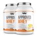 WFN APPROVED Whey - Whey protein powder - Lemon cheesecake - 2x 1 kg - with whey protein isolate & lactase - very well soluble protein powder - 66 portions - Made in Germany - External laboratory test lemon cheesecake 1 kg (2 Pack)