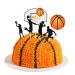 Gyufise 24Pcs Basketball Cake Toppers Basketball Theme Cake Decoration for Boy Cake Topper Sports Theme Babyshower Basketball Party Decorations Basketball Party Supplies Pattern 5