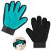 Pet Grooming Gloves-YOUDIWADI Cat Brushes Gloves Dog Hair Deshedding Glove Brush, Reduce Hair Shedding,Pet Massage Mitt, Remove Long or Short Haired Dogs & Cats & Horses Fur(1 Pair)