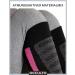 Occulto Children's Ski Socks 2-Pack (Charlie Model) - Size 31-34 Pink-Black | Perfect for Winter Sports - Buy Online on GoSupps.com