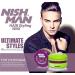 Nish Man 150ml Hair Styling Gel Wax for Men | Ultra Strong Hold | Edge Control | Hair Clay Aqua Wax | Rugby Scent - Buy Online on GoSupps.com