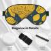 Yellow Leaves Chicken Soft Sleep Eye Mask - Breathable Female Eye Patch for Travel & Relaxation - Buy Online on GoSupps.com