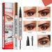 9705 2in1 Hilibrand Dual-Ended Eyebrow Pencil & Gel - 4-Pronged Ultra-Fine Waterproof & Long-Lasting (Dark Brown - Buy Online on GoSupps.com