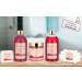 BRUBAKER Cosmetics Bath and Shower Set - Cranberry Love 6-Piece Gift Set in Golden Decorative Tub | Perfect for Gifting - Buy Online on GoSupps.com