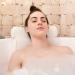 Luxury Bathtub Pillow with 6 Suction Cups - Neck and Shoulder Support for Ultimate Comfort - Spa Bathroom Accessories and Relaxing Bath Gift Set for Women - Buy Online on GoSupps.com