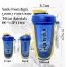 Qavi Protein Shaker Bottle - 590ml Yellow | Stainless Steel Mixing Ball | BPA-Free Tritan Material | Leakproof & Odourless - Buy Online on GoSupps.com
