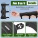 3 Pcs Archery Accessories Set: Arm Guard, Three Finger Gloves, Back Arrow Quiver - for Men, Women, Youth, Beginners - Hunting & Shooting - Buy Online on GoSupps.com
