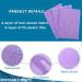 50-Pack 31x70 Inches Waterproof Disposable Bed Sheets - Purple Non-Woven Fabric for Spa, Beauty Salon, Hotels - Buy Online on GoSupps.com