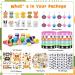 122PC Dog Party Gifts | Birthday Party Accessories for Dogs | Gift Bags DIY Facial Stickers Keychains & Stickers for Kids - Buy Online on GoSupps.com