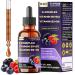 Tenmido 10in1 Vitamin B Complex Liquid Drops with B1 Thiamine B12 Methylcobalamin B2 Riboflavin B3 Niacinamide B5 Pantothenic Acid B6 Pyridoxine B7 Biotin and More - 30ml 1 Fl Oz