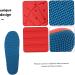 3pcs Blue Orthotic Shoe Insoles - Arch Support Inserts for Foot Pain Relief | International Shipping Available - Buy Online on GoSupps.com