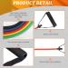 10 Pcs Resistance Bands with Handles Exercise Tube Band Resistance Bands Set Exercise Bands Stretch Bands for Man Woman Training Physical Therapy Workouts Fitness - Buy Online on GoSupps.com