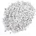 3Mm Manicure Decoration for Beauty Mobile Phone Pointed Plate Pointed Pen for Holder Filled With Plated Rhinestones Crafts Hobbies (white on silver) - Buy Online on GoSupps.com