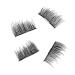 3D Magnetic False Eyelashes - Style B (4pcs 0.2mm Ultrathin Black) | International Shipping Available - Buy Online on GoSupps.com