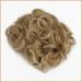 Sofeiyan Short Messy Bun Hair Piece | Wavy Curly Hair Extensions | Drawstring Ponytail Chignon Clip | Light Ash Brown & Bleach Blonde - Women's Hairpieces - Buy Online on GoSupps.com