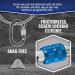 25kn Heavy Duty Steel Locking Carabiner - UIAA/CE Certified Rock Climbing Gear - Large Oval Carabiner for Mountain Climbing - Buy Online on GoSupps.com
