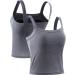 NELEUS Women's 3 Pack Athletic Compression Tank Top with Sport Bra - Black/Grey/Red | Running Shirt - Small 8088 - Buy Online on GoSupps.com